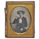 *Daguerreotypes. A group of 6 daguerreotypes, circa 1850s, including two sixth-plate portraits of