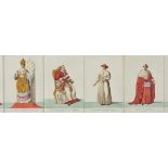 Rome. Costumi della Corte Pontificia, Rome, 1846, 31 hand-coloured engraved plates of Vatican