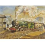 *Verity (Colin, 1924-2011). GWR Locomotive 'King Richard', No. 6051, oil on board, signed in