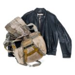 *Flying Jacket. A Gulf War period Royal Air Force issue black leather flying jacket, the arms with