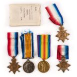 *Medals. A group of three to Leading Stoker H. Gladding, Royal Navy, 1914-15 Star (281694 H.