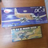 *Model Kits. A collection of aircraft model kits, including Frog BEA Vickers Viscount 800 Turbo-Prop