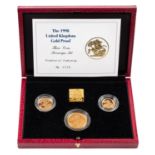 *Royal Mint. United Kingdom Gold Proof Sovereign Three Coin Set, comprising 1998 Double Sovereign,