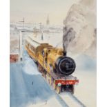 *Mortimer (Geoffrey, 1930-2008). LNER No.39, watercolour on paper, signed verso, 27 x 22cm, together