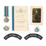 *Royal Observer Corps Medal (Observer V. Bedford), extremely fine with Long Service Bar and rosette,
