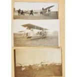 *Early French Aviation. A collection of 31 original press photographs of early French aviators,