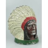 *Guy Motors Ltd. An original 'Feathers in Our Cap' Indian chief's head mascot. Manufactured by Tomey