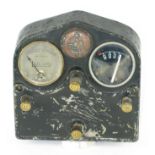 *Lucas Ltd., Electric Switch Box. A rare double-dial, dash-mounted switch box Type 660, as