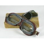 *Goggles. A boxed pair of Mk VIII goggles, still housed in their original delivery box, together