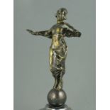 *Standing Ladies. A chromium-plating and a nickel-plated example of standing waifs with arms