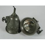 *Side Lamps. A sided-pair of Howes & Burley electric-powered side lamps from the veteran period,