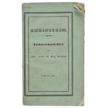 Baedeker (Karl). Rheinstein, Erinnerungsblatter fur Alle, welche die Burg besuchen, 1st edition,