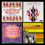 *Classical Records. A collection of approximately 240 classical records (12" LPs), including records