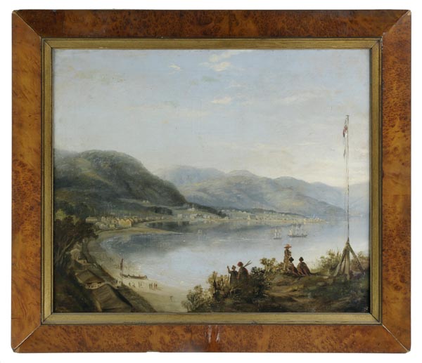 *Heaphy (Charles, 1820-1881, after). Thorndon Flat and Part of the City of Wellington, New