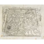 British Isles. Gastaldi (Giacomo), Tabula Europae I, [1548], uncoloured Ptolemaic map with