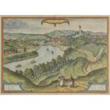 *Braun (Georg, and Hogenberg, Franz). Penigk, Bardum Pomeraniae, Misena Hermun Durorum urbs [and]