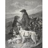 *Landseer (Sir Edwin, 1802-1873). The Scotch Gamekeeper, lithograph, some marks and light