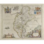 Cumberland, Northumberland & Westmoreland. Blaeu (Johannes), Cumbria vulgo Cumberland, Comitatus
