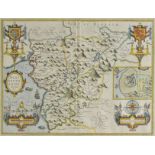 *Merionethshire. Speed (John), Merionethshire described, George Humble, circa 1627, hand coloured