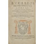 Euclid. Euclidis elementorum libri XV... a Federico Comandino Urbinate in Latinum conversi, 3rd