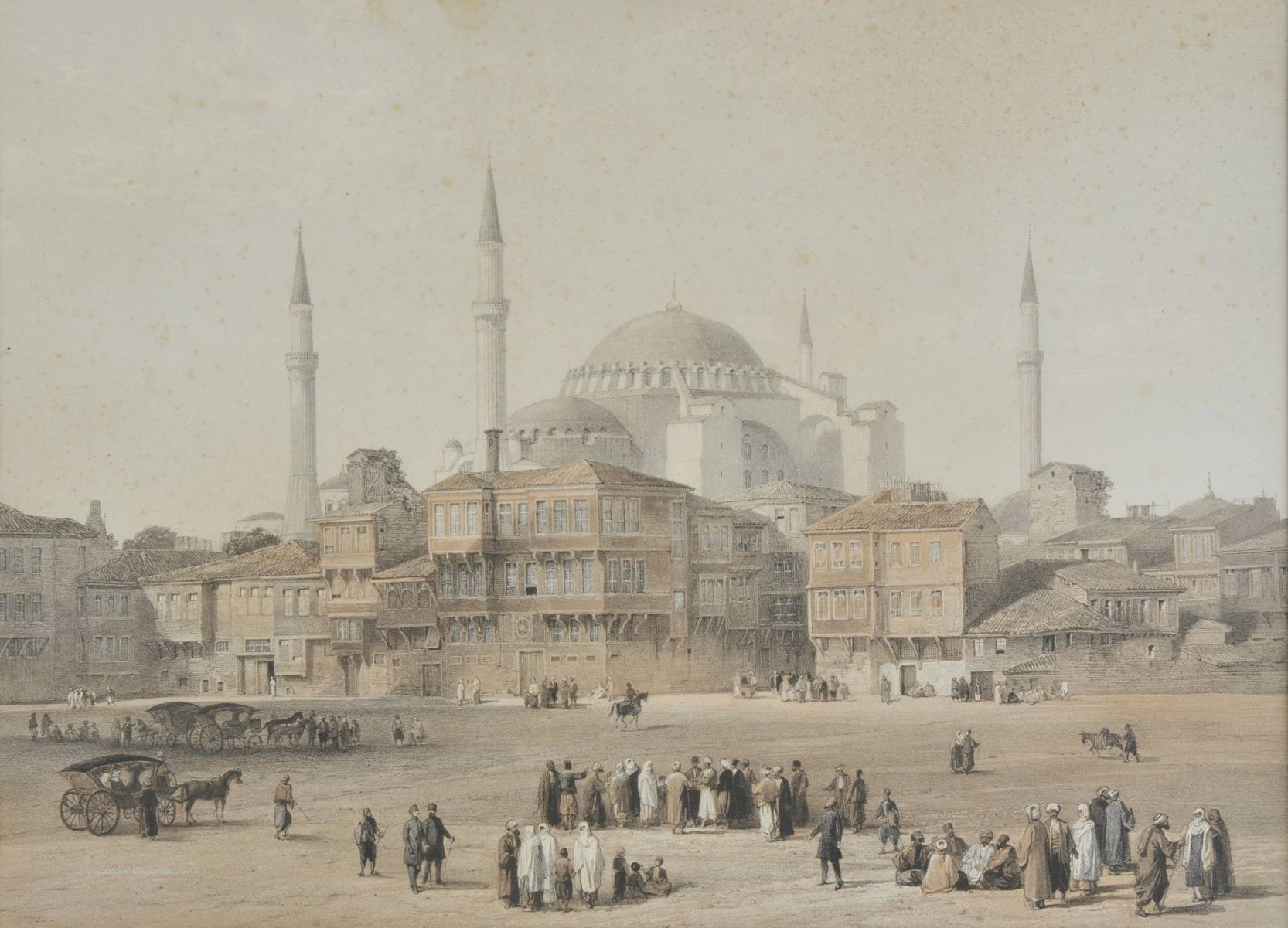 *Fossati (Gaspard). Aya Sofia, Constantinople, as recently restored by order of H.M. The Sultan