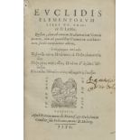 Euclid. Euclidis Elementorum libri xv..., Paris: Jerome de Marnef & Guillaume Cavellat, 1573,