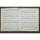 Music Manuscripts. A manuscript book compiled by Thomas Pike, 1789, 276pp. of musical notation and