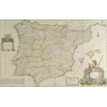 *Spain & Portugal. Moll (Herman), A New and Exact Map of Spain & Portugal Divided into its