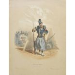 *Military Costume. Lalaisse (Francois-Hippolyte), Types Militaires, plate nos. 1, 18, 24, 25, 26,