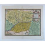 Maps. A mixed collection of fourteen maps, 16th - 19th century, overseas maps and charts of