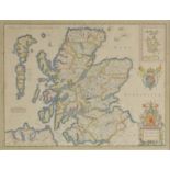 *Scotland. Jansson (Jan), Scotia Regnum, published Amsterdam, circa 1650, engraved map with