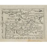 Bill (John). Mountgomerieshire [and] Brecknockshire, [1626], two uncoloured engraved maps, some