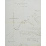 India. Pierson (Francis, Royal Engineers, Surveyor), Sketch of Road from Baghdad to Khanuakin,