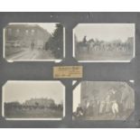 *Hunting postcards. A group of 140 English hunting real photo postcards, circa 1920-1921, showing