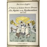 Giafferri (Paul Louis de). L'Histoire du Costume Feminin Francais, 10 original parts in 3