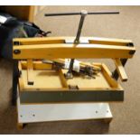 *Bookbinding equipment & accessories. A modern multifunction bookpress/laying press/sewing frame, of