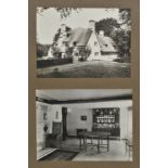 Gimson (Ernest). Album of mounted photographs of furniture made by Ernest Gimson, taken by W. Dennis