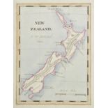 New Zealand. Pickstock (J. W.), New Zealand, 1842, pen, ink and watercolour map, artist's name and