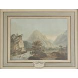 *Switzerland. Descourtis (Charles Mechior), Vue du fond de la Vall‚e de Hasly [and] Vue du pont