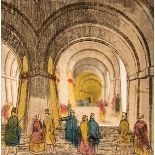 Peepshow. A Brief Account of the Thames Tunnel, B. Azulay, circa 1860, four hand-coloured lithograph