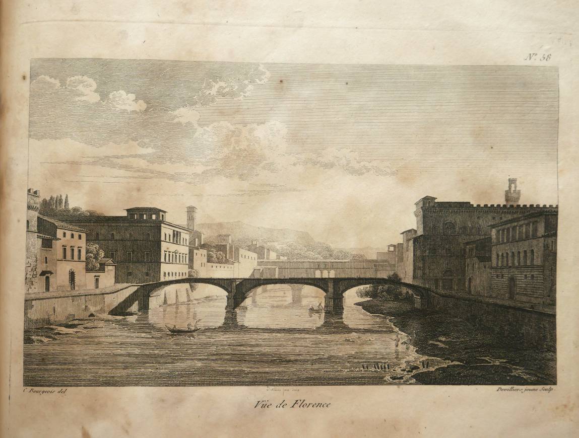 Bourgeois (Charles). [Recueil de vues et fabriques pittoresques d'Italie], circa 1810, lacking title