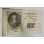 Sydenham (Thomas). Opera Medica..., new edition, two volumes in one, Geneva: Fratres de Tournes,