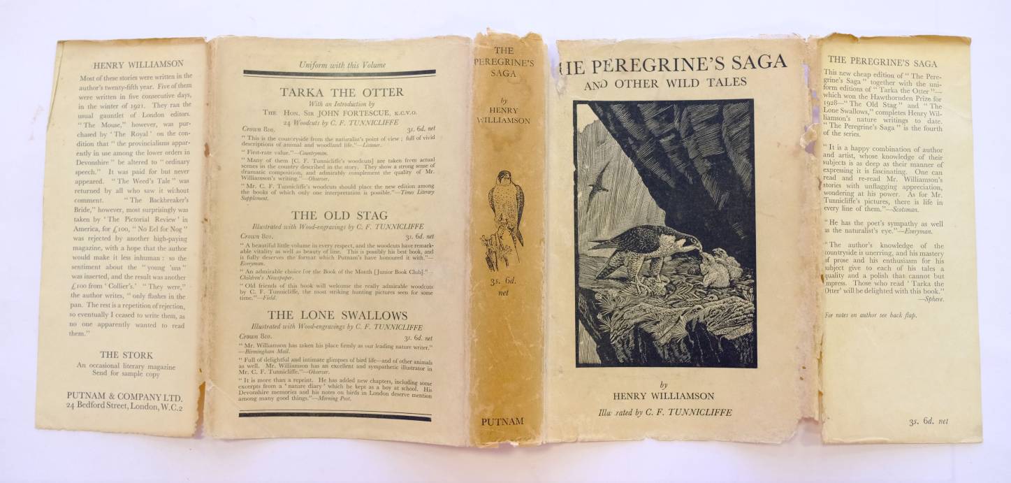 Williamson (Henry). The Peregrine's Saga and Other Stories of the Country Green, 1st edition, - Image 3 of 4