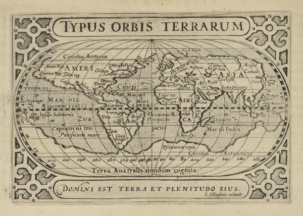 Bertius (Petrus). Tabularum Geographicarum Contractarum libri quinque..., 3rd edition, published
