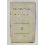 [Wesley, John]. The Desideratum: Or, Electricity made Plain and Useful, printed by W. Pine, Bristol,