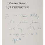 Greene (Graham). Hjartpunkten, 1st Swedish edition, P.A. Norstedt, Stockholm, 1949, original