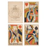 *Creswick (Thomas, printer). A standard pack of English playing cards, 1823, fifty-two cards,