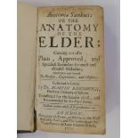 Blochwich (Martin). Anatomia Sambuci: Or the Anatomy of the Elder..., 1677, some spotting and