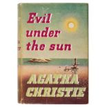 Christie (Agatha). Evil Under the Sun, 1st edition, 1941, 3 pp. advertisements at end, original
