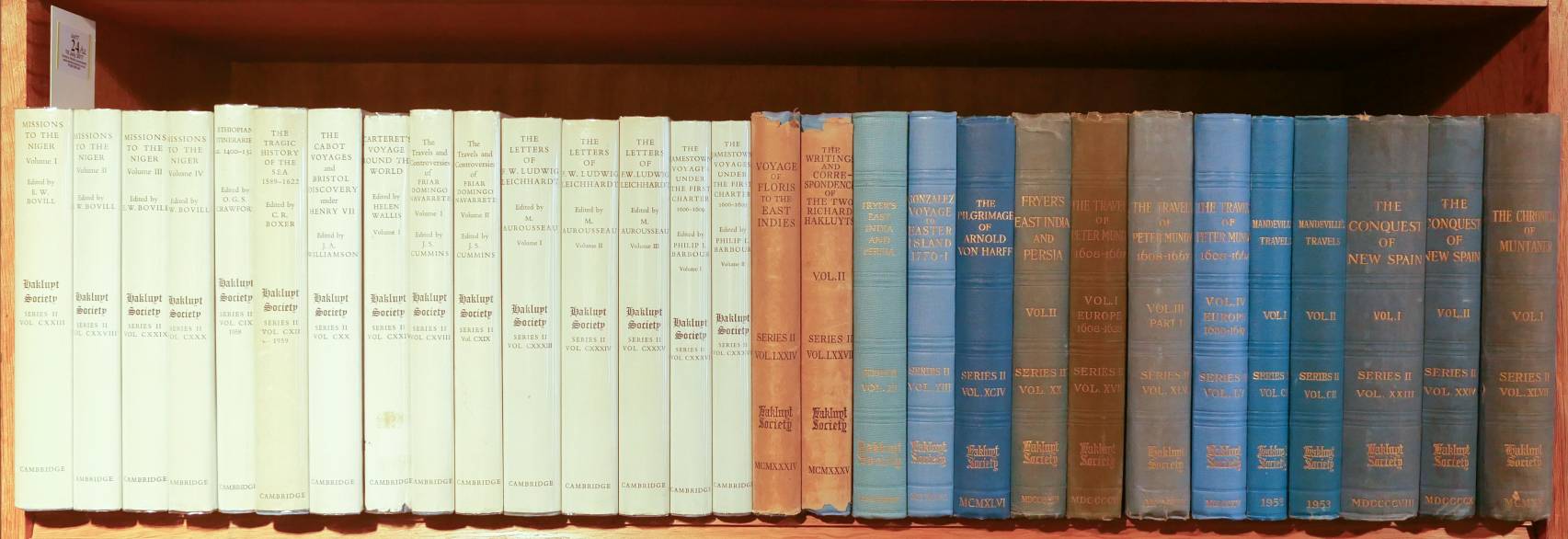 Hakluyt Society. Missions to the Niger, volumes 1-4, by E. W. Bovill, 1964-66, The Letters of F.W.